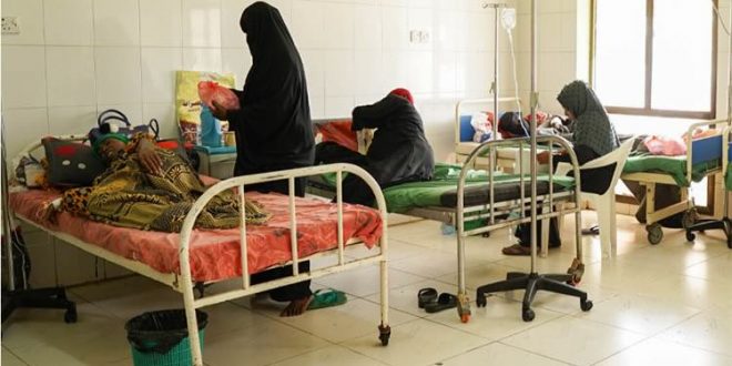صورة من داخل مركز الأورام في عدن. المصدر: منظمة الصحة العالمية.